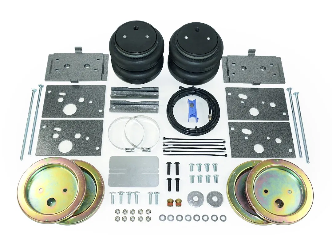 HP10206-X – PACBRAKE Helper Spring Kit, Air Spring Frame Mount Up To 7500 Pound Load Capacity Air Adjustable From 5 T...